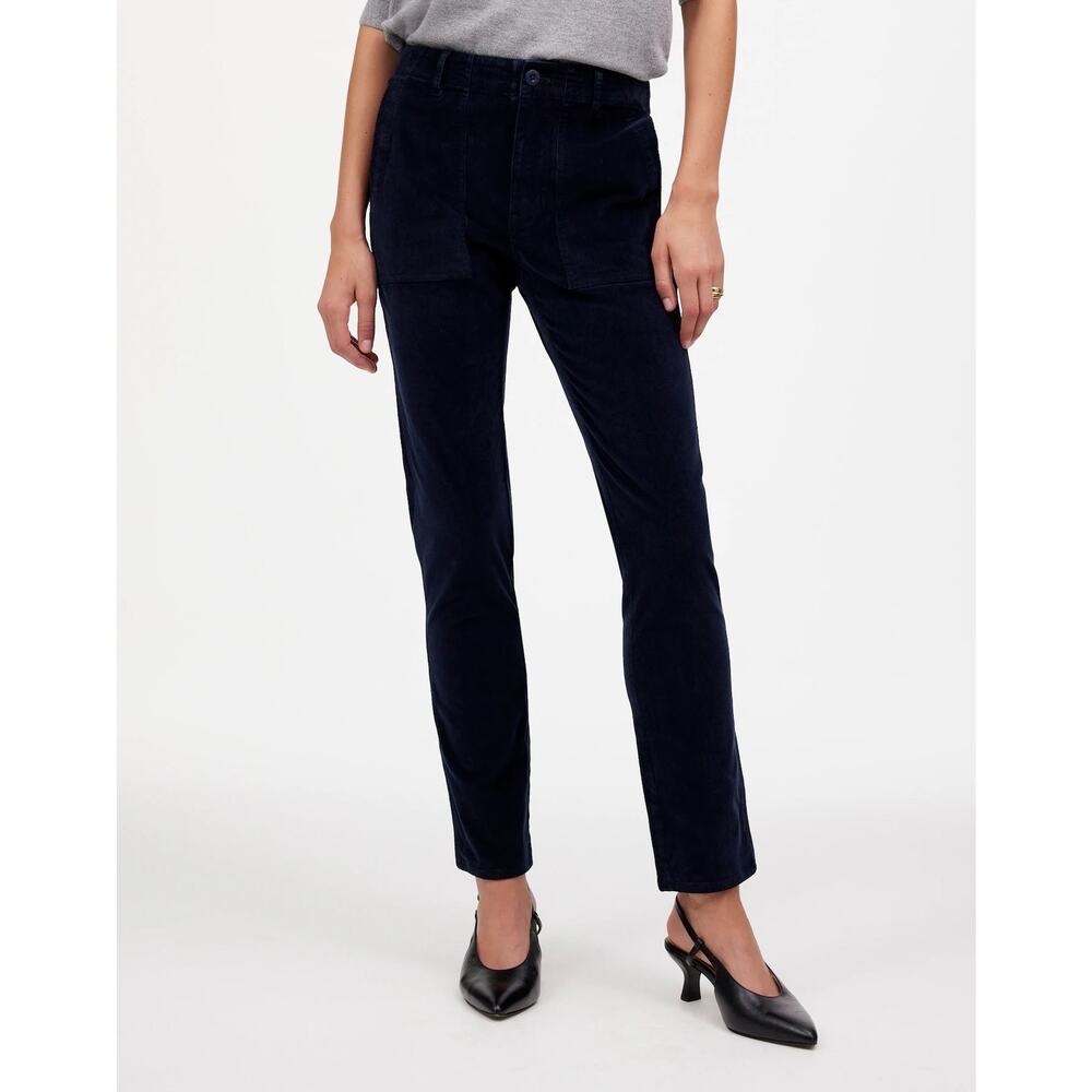 NWT Madewell The Slim Straight Utility Pant in Garment Dye Corduroy Size 33